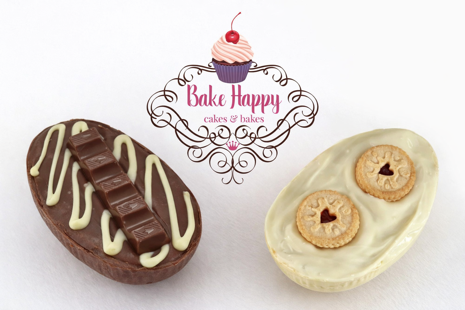 Two Half Easter Eggs